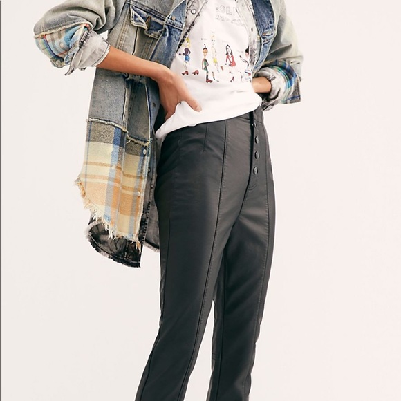 Free People Sutton Vegan Skinny Pant - Picture 2 of 4